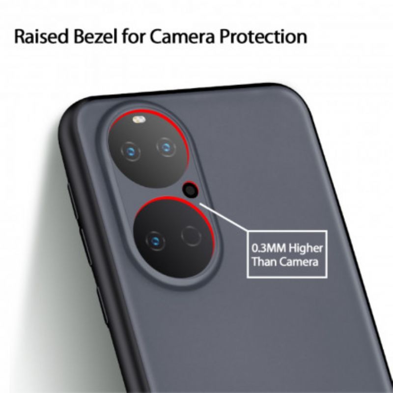 Hoesje Huawei P50 X-level Mat Met Lanyard