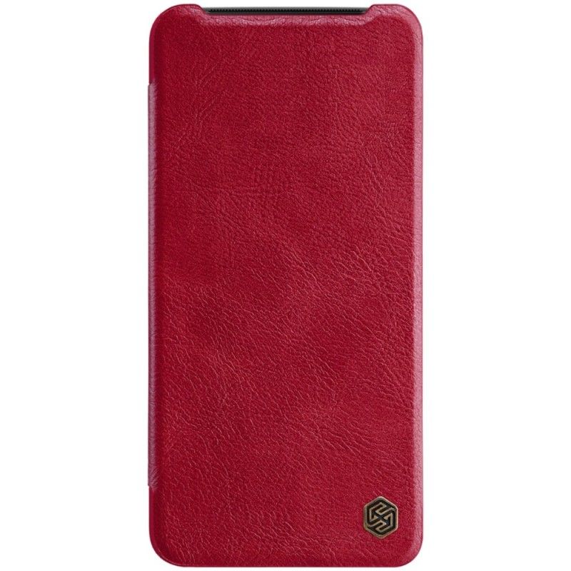 Folio-hoesje OnePlus 7 Bruin Zwart Telefoonhoesje Nillkin Qin-Reeks