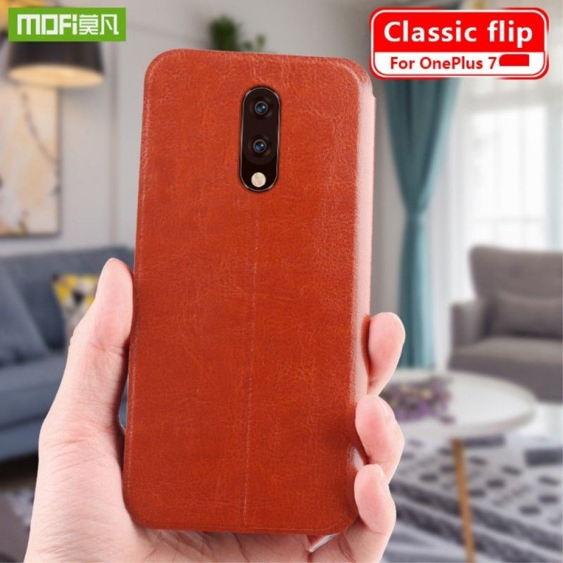 Folio-hoesje OnePlus 7 Zwart Mofi