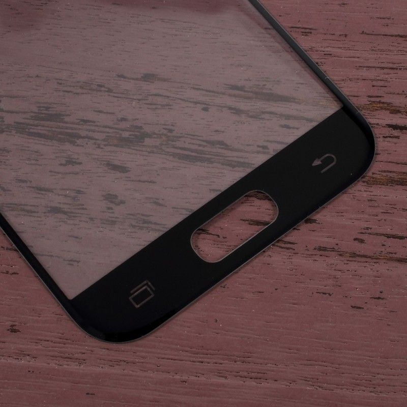 Bescherming Van Gekleurd Gehard Glas Samsung Galaxy A3 2017 Transparant