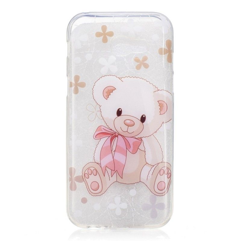 Case Hoesje Samsung Galaxy A3 2017 Telefoonhoesje Mooie Teddybeer