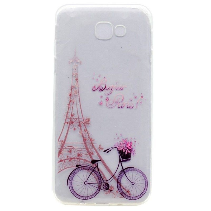 Case Hoesje Samsung Galaxy A3 2017 Telefoonhoesje Transparant Hallo Parijs