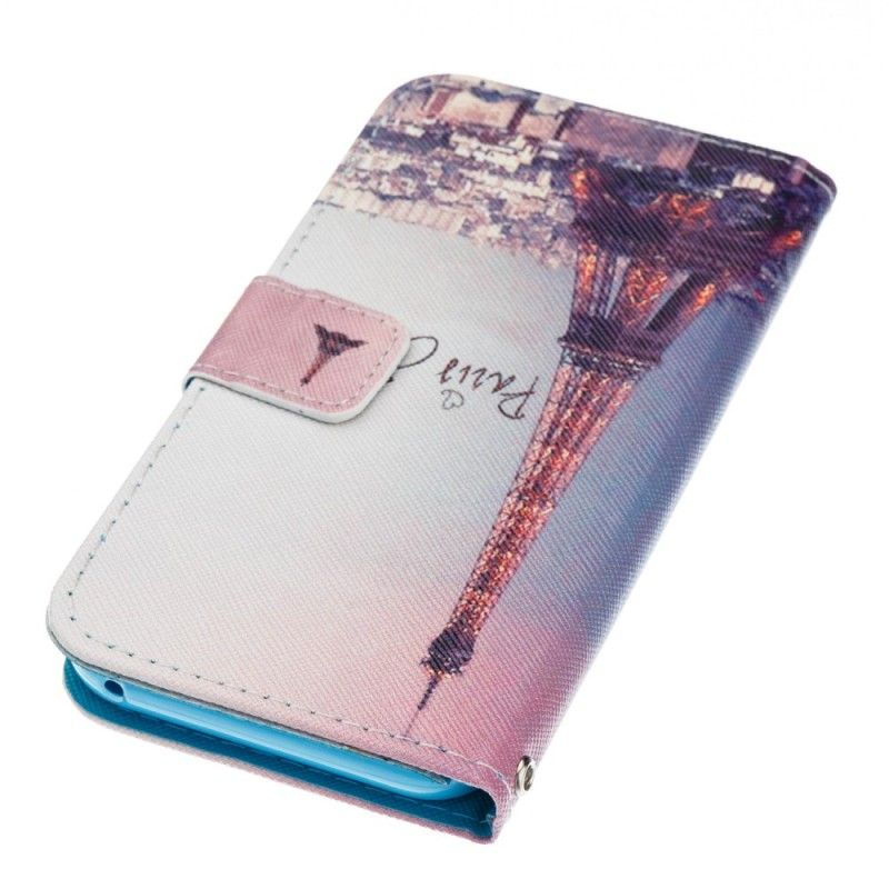 Cover Folio-hoesje Samsung Galaxy A3 2017 Telefoonhoesje Parijs Ik Hou Van Je