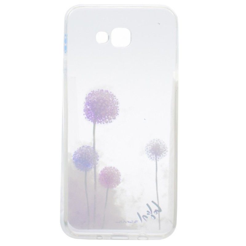 Hoesje Samsung Galaxy A3 2017 Telefoonhoesje Transparant Gekleurde Paardenbloemen