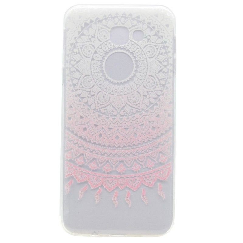 Hoesje voor Samsung Galaxy A3 2017 Rose Transparante Kleurrijke Mandala