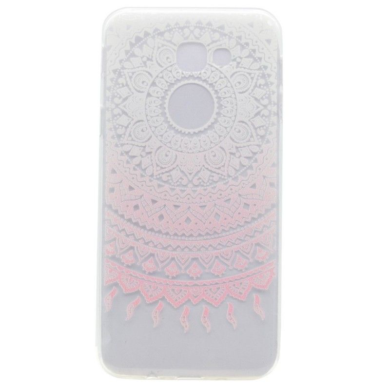 Hoesje voor Samsung Galaxy A3 2017 Rose Transparante Kleurrijke Mandala