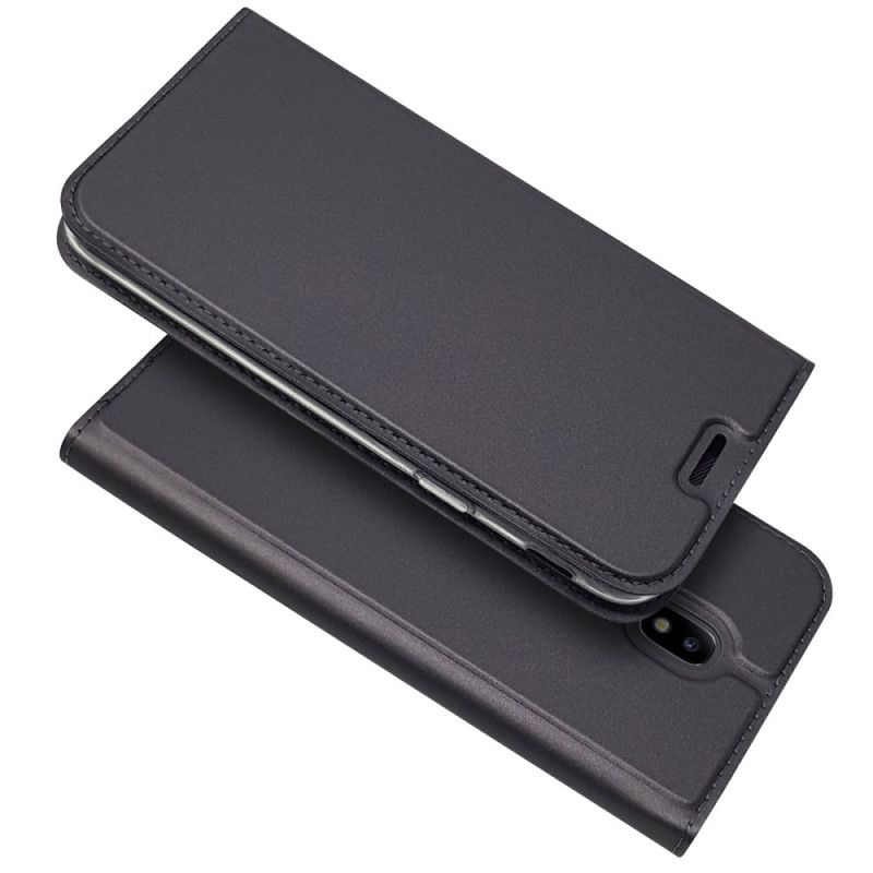 Folio-hoesje voor Samsung Galaxy J7 2017 Goud Zwart Magneetsluiting