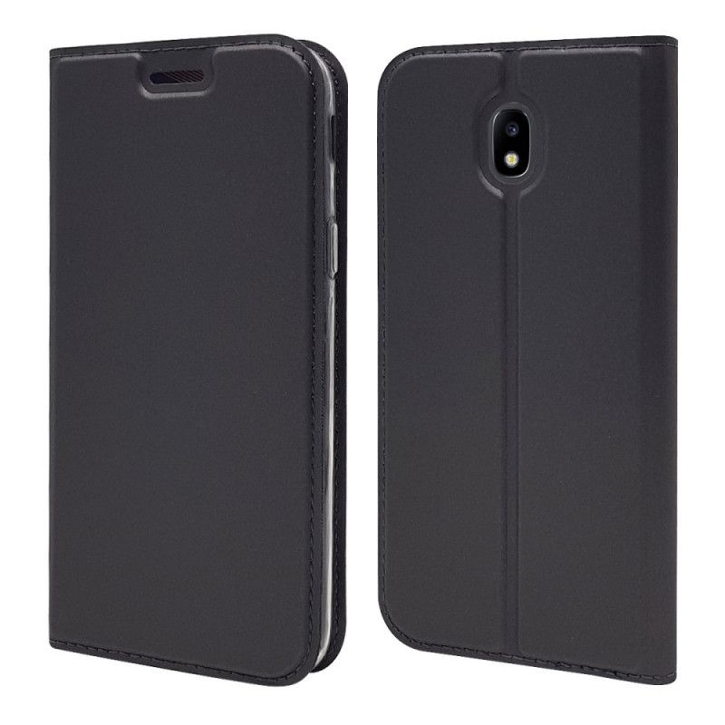 Folio-hoesje voor Samsung Galaxy J7 2017 Goud Zwart Magneetsluiting