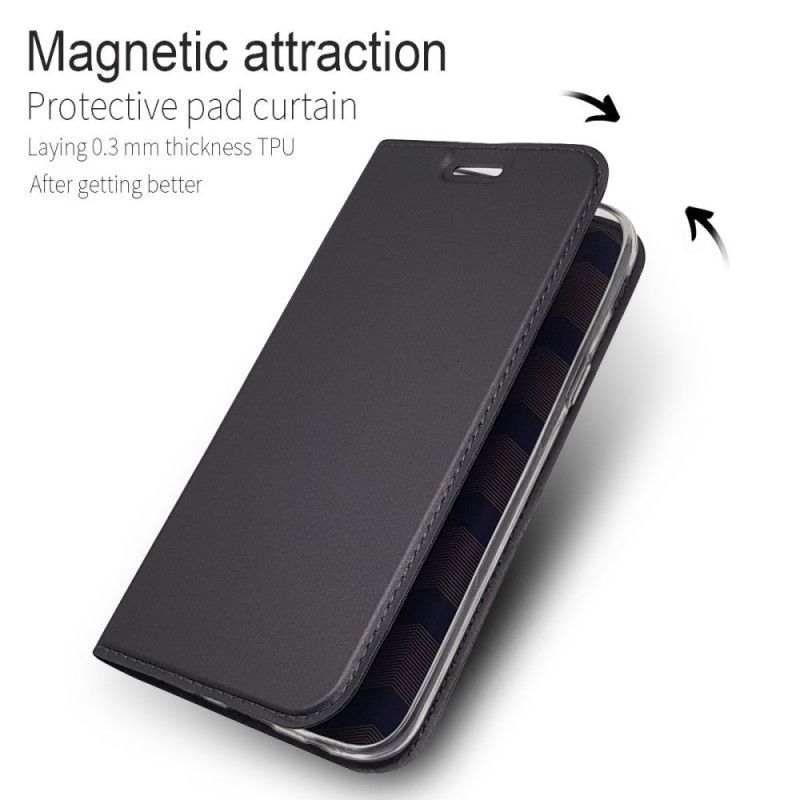 Folio-hoesje voor Samsung Galaxy J7 2017 Goud Zwart Magneetsluiting