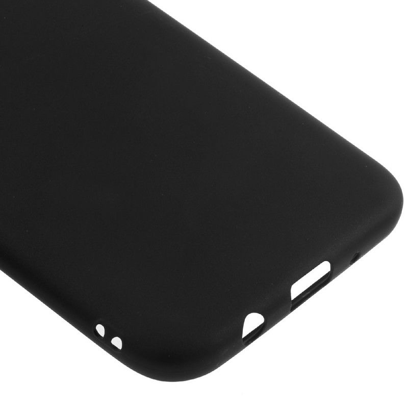 Hoesje Samsung Galaxy J7 2017 Wit Zwart Hard Mat
