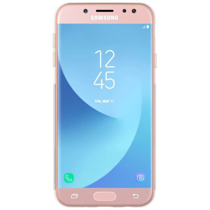 Hoesje voor Samsung Galaxy J7 2017 Wit Transparant