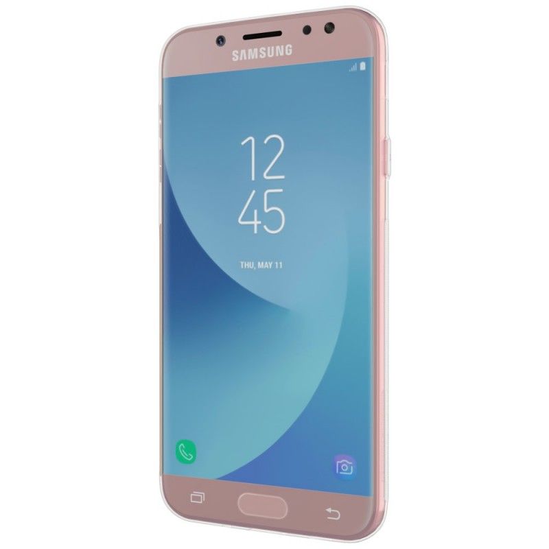 Hoesje voor Samsung Galaxy J7 2017 Wit Transparant