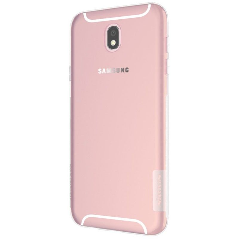 Hoesje voor Samsung Galaxy J7 2017 Wit Transparant