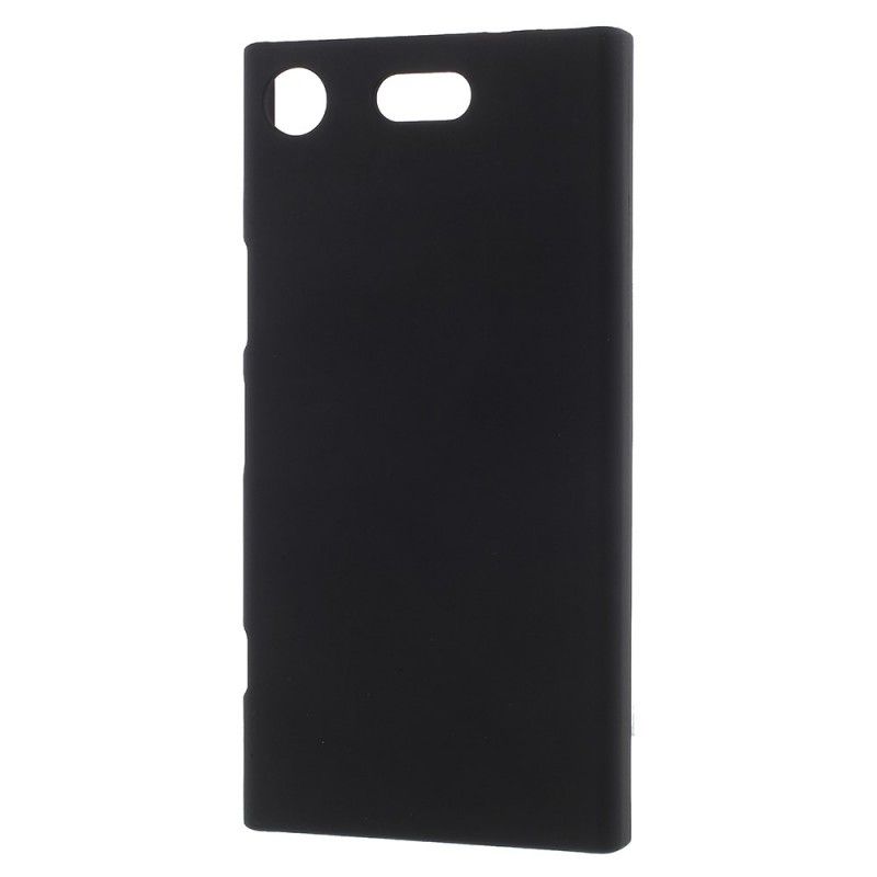 Case Hoesje Sony Xperia XZ1 Compact Donkerblauw Zwart Telefoonhoesje Siliconen