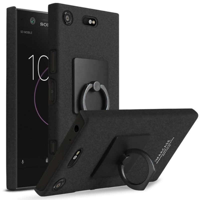 Hoesje Sony Xperia XZ1 Compact Zwart Ring