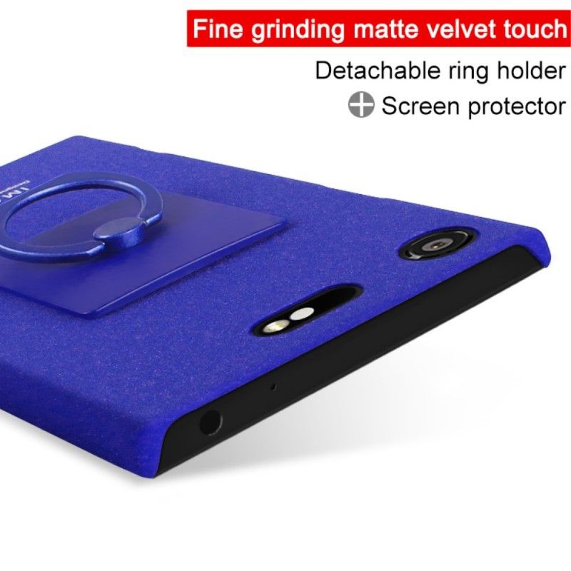 Hoesje Sony Xperia XZ1 Compact Zwart Ring