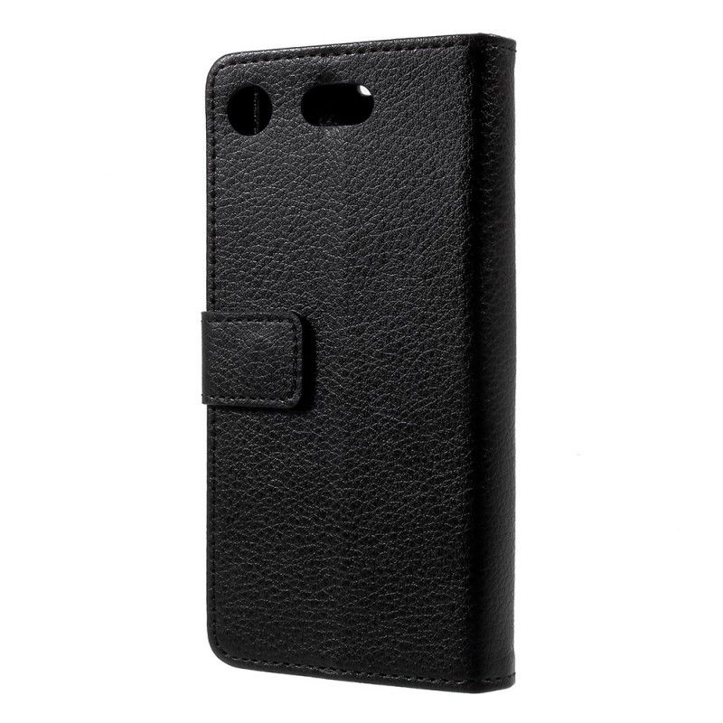 Leren Hoesje voor Sony Xperia XZ1 Compact Wit Krokodillenhuideffect
