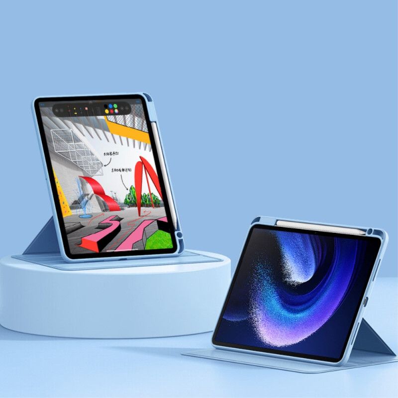 Cover Xiaomi Pad 6 Draaibare Kunstleren Houder Bescherming Hoesje
