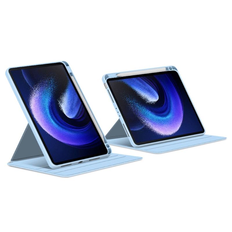Cover Xiaomi Pad 6 Draaibare Kunstleren Houder Bescherming Hoesje