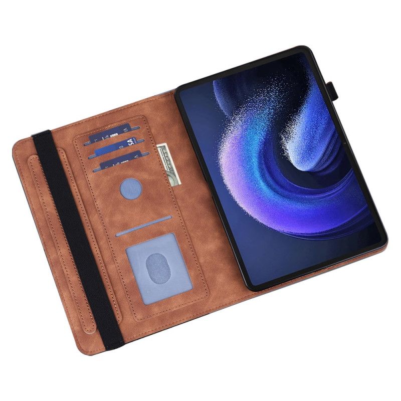 Cover Xiaomi Pad 6 Met Portemonneefunctie En Standaard