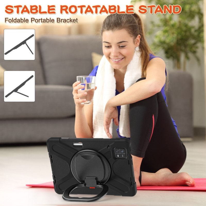 Hoesje Voor Xiaomi Pad 6 Draaibare Standaard Met Schouderriem