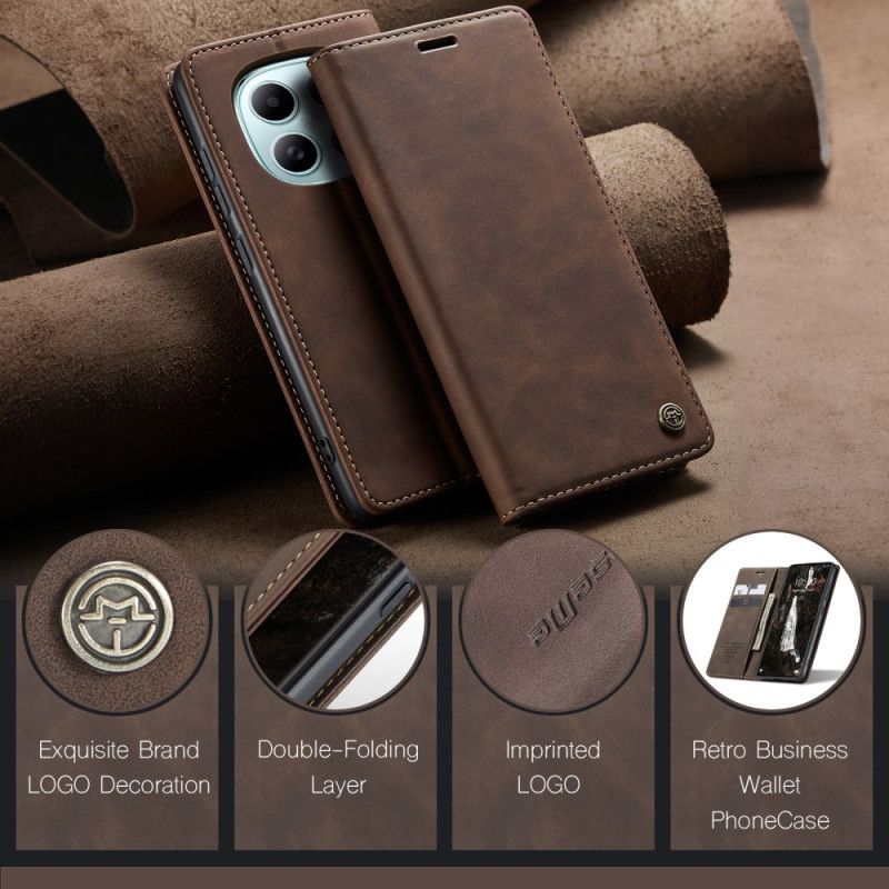 Flip Case Leren Xiaomi Redmi Note 15 5g Caseme