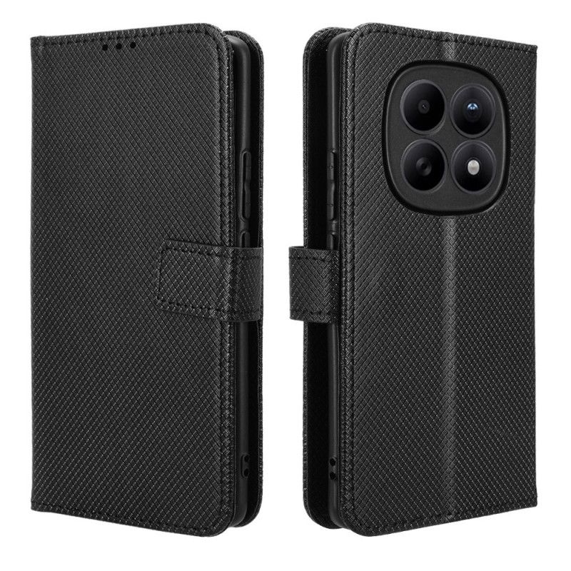 Flip Case Leren Xiaomi Redmi Note 15 5g Diamantstructuur