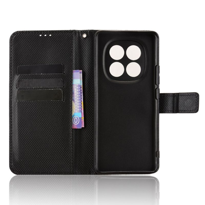 Flip Case Leren Xiaomi Redmi Note 15 5g Diamantstructuur