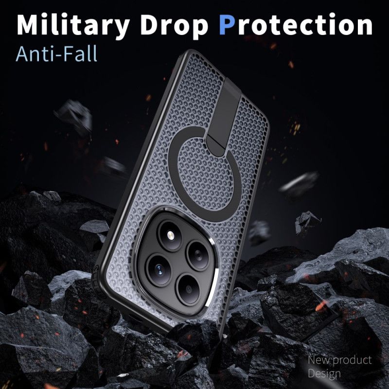 Flip Case Leren Xiaomi Redmi Note 15 5g Rastertextuur