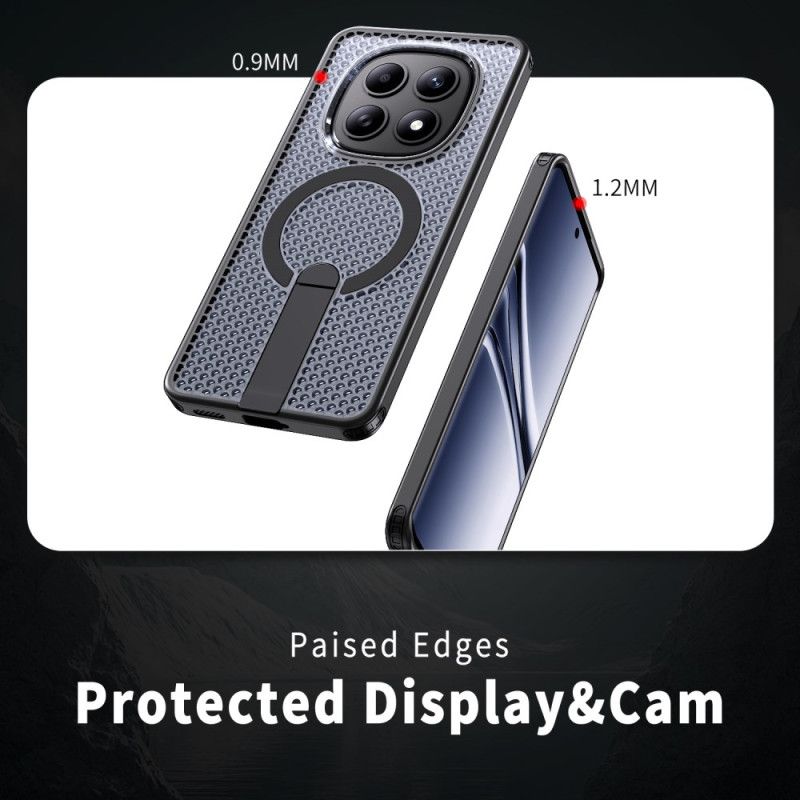Flip Case Leren Xiaomi Redmi Note 15 5g Rastertextuur