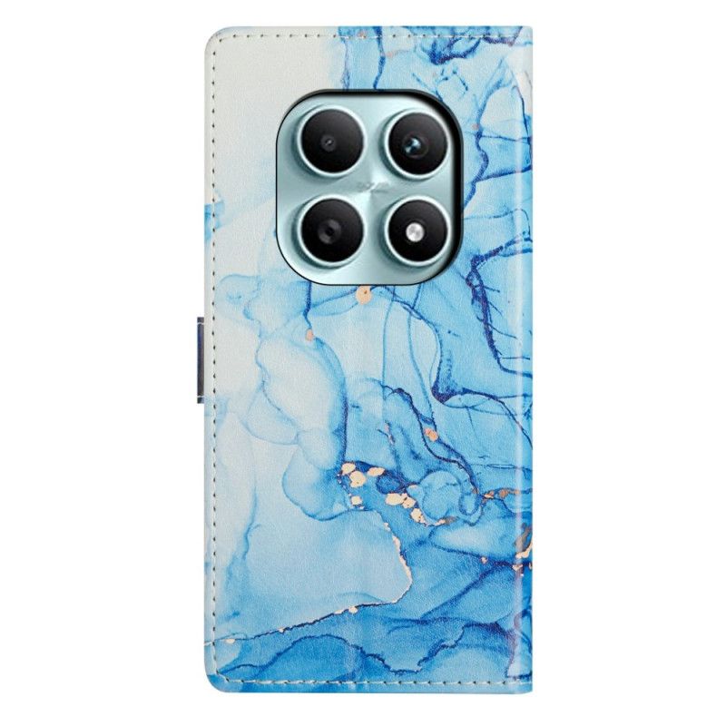 Folio-hoesje Xiaomi Redmi Note 15 5g Blauw Marmer