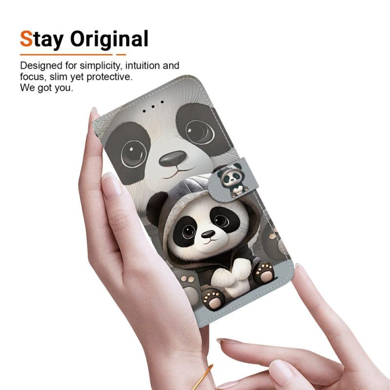 Folio-hoesje Xiaomi Redmi Note 15 5g Panda Patroon