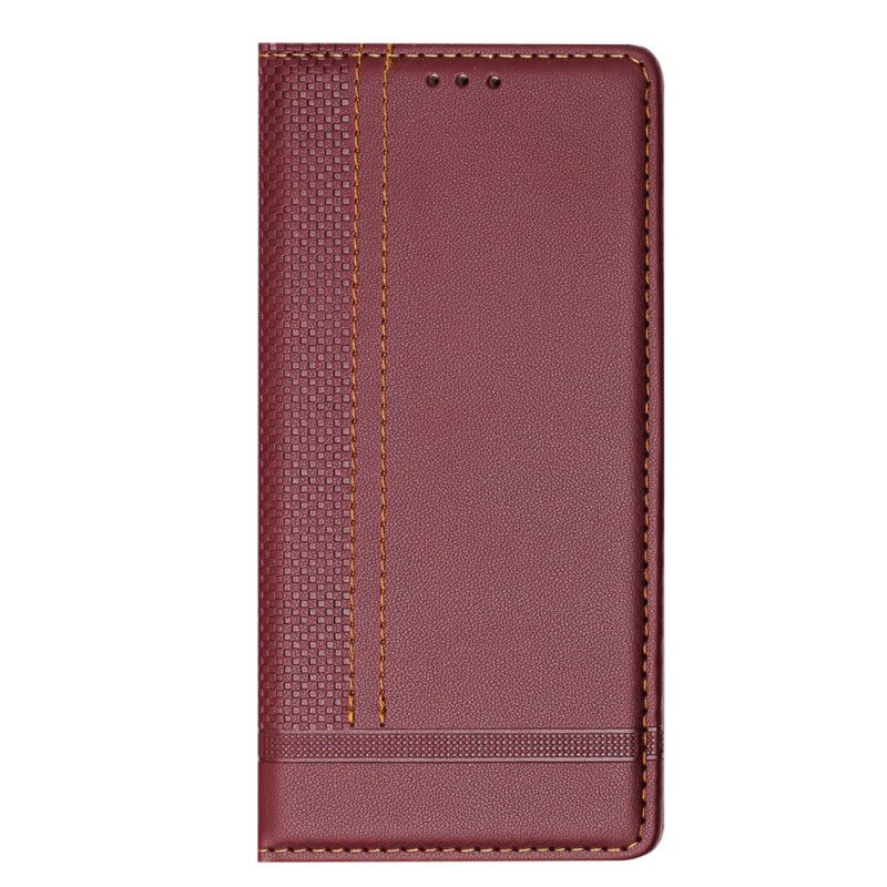 Folio-hoesje Xiaomi Redmi Note 15 5g Rasterpatroon Bescherming Hoesje