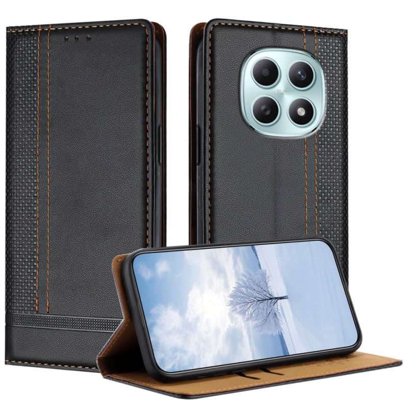 Folio-hoesje Xiaomi Redmi Note 15 5g Rasterpatroon Bescherming Hoesje