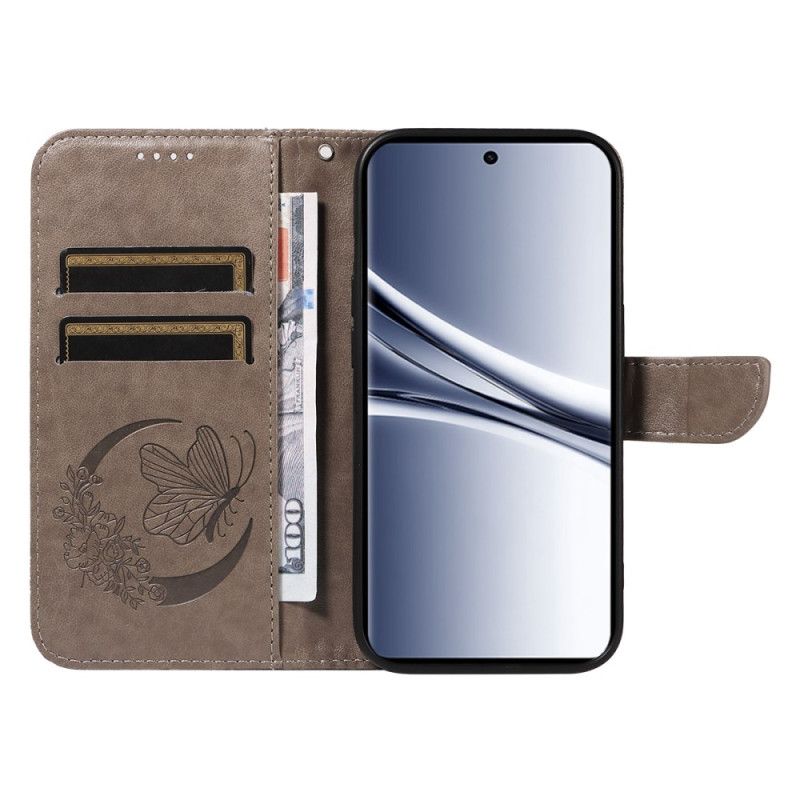 Folio-hoesje Xiaomi Redmi Note 15 5g Telefoonhoesje Grafische Vlinder