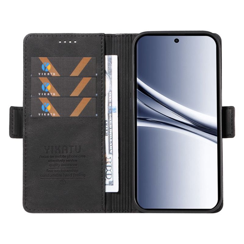 Folio-hoesje Xiaomi Redmi Note 15 5g Telefoonhoesje Yikatu Suède-effect