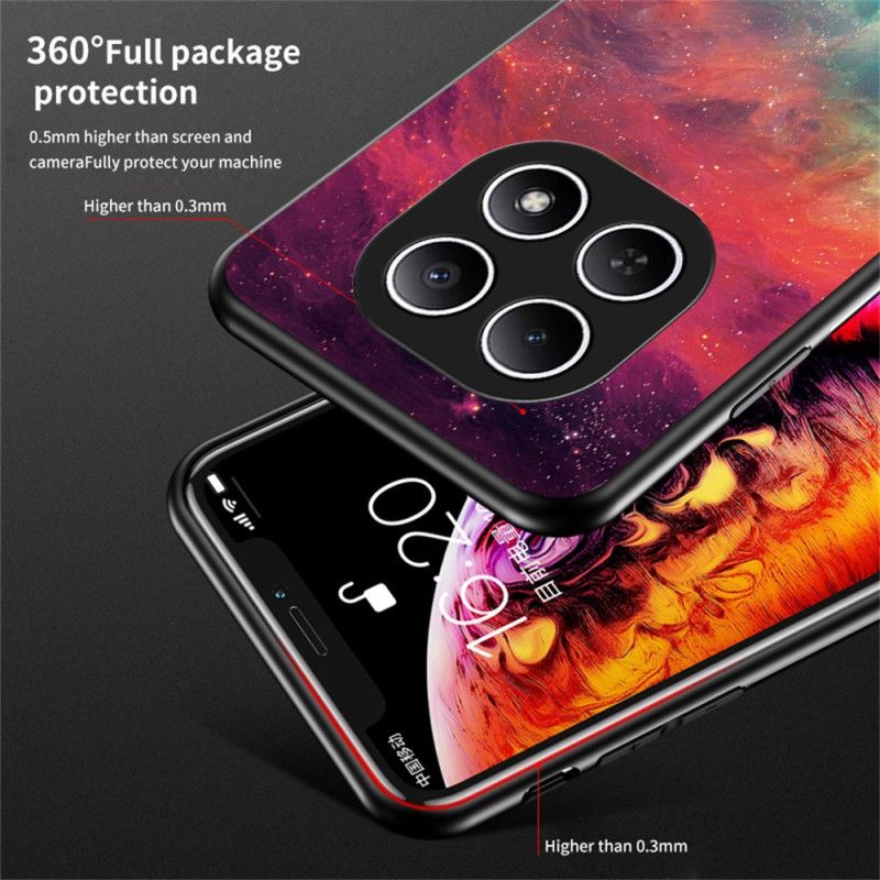 Hoesje Xiaomi Redmi Note 15 5g Hemelsblauw Gehard Glas Bescherming Hoesje