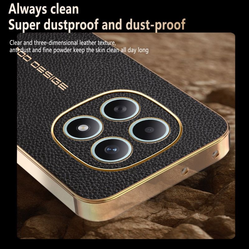 Hoesje Xiaomi Redmi Note 15 5g Krasbestendige Lychee-textuur Bescherming Hoesje