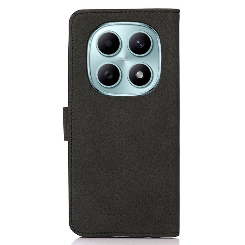 Leren Hoesje Voor Xiaomi Redmi Note 15 5g Effen Khazneh