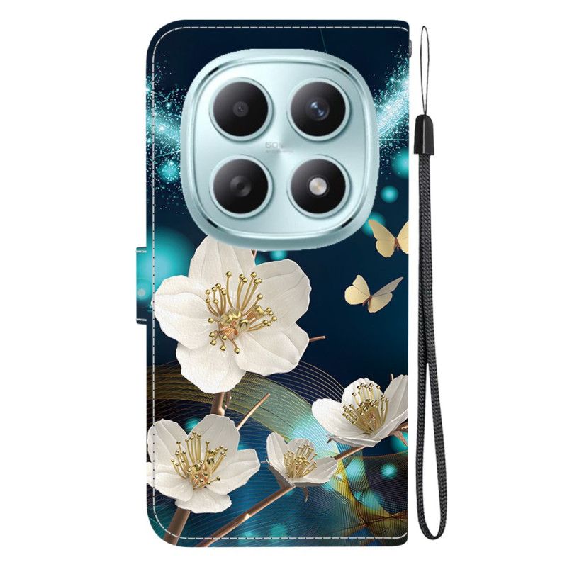 Leren Hoesje Voor Xiaomi Redmi Note 15 5g Magnolia's