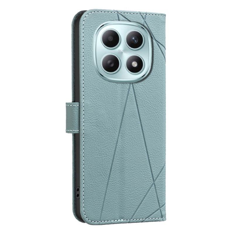 Leren Hoesje Xiaomi Redmi Note 15 5g Binfen Color Lijnen