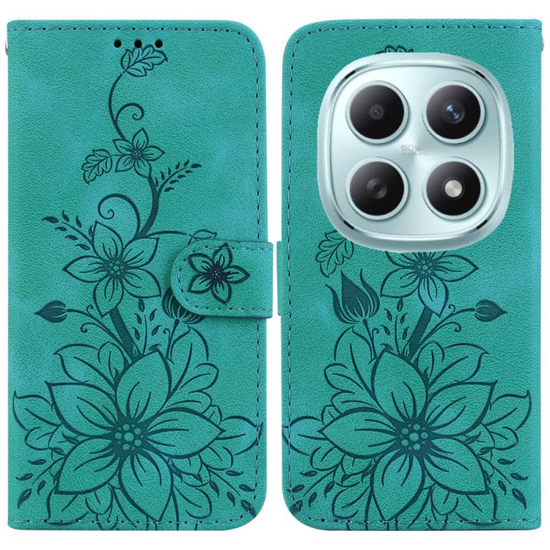Leren Hoesje Xiaomi Redmi Note 15 5g Fleur-de-lis