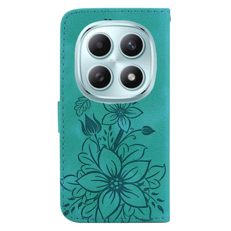 Leren Hoesje Xiaomi Redmi Note 15 5g Fleur-de-lis