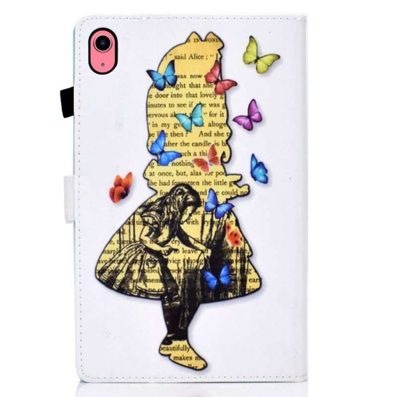 Bescherming Hoesje iPad (2025) Vlinder Meisje