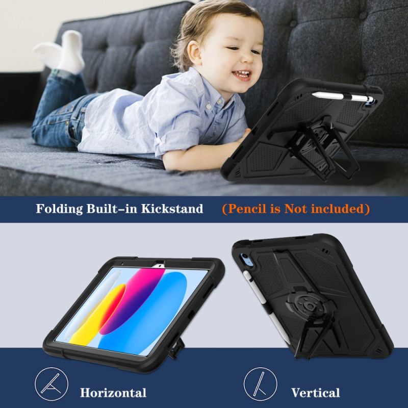 Case Hoesje iPad (2025) Telefoonhoesje Punk-standaard En Schouderriem