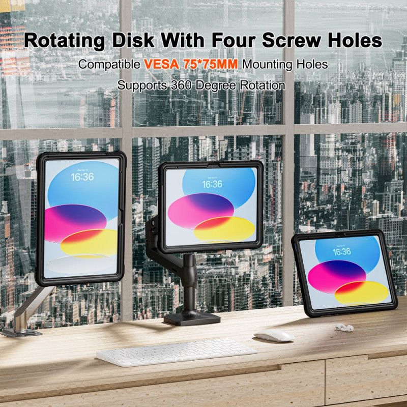 Cover Hoesje iPad (2025) Telefoonhoesje Geïntegreerde Verstelbare Standaard