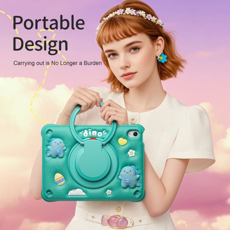 Cover Hoesje iPad (2025) Telefoonhoesje Meerlaags Met Schouderband