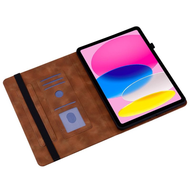 Cover iPad (2025) Hartjes Met Stylushouder Bescherming Hoesje