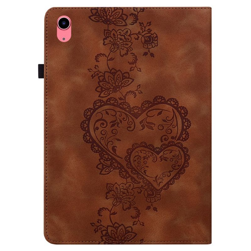 Cover iPad (2025) Hartjes Met Stylushouder Bescherming Hoesje