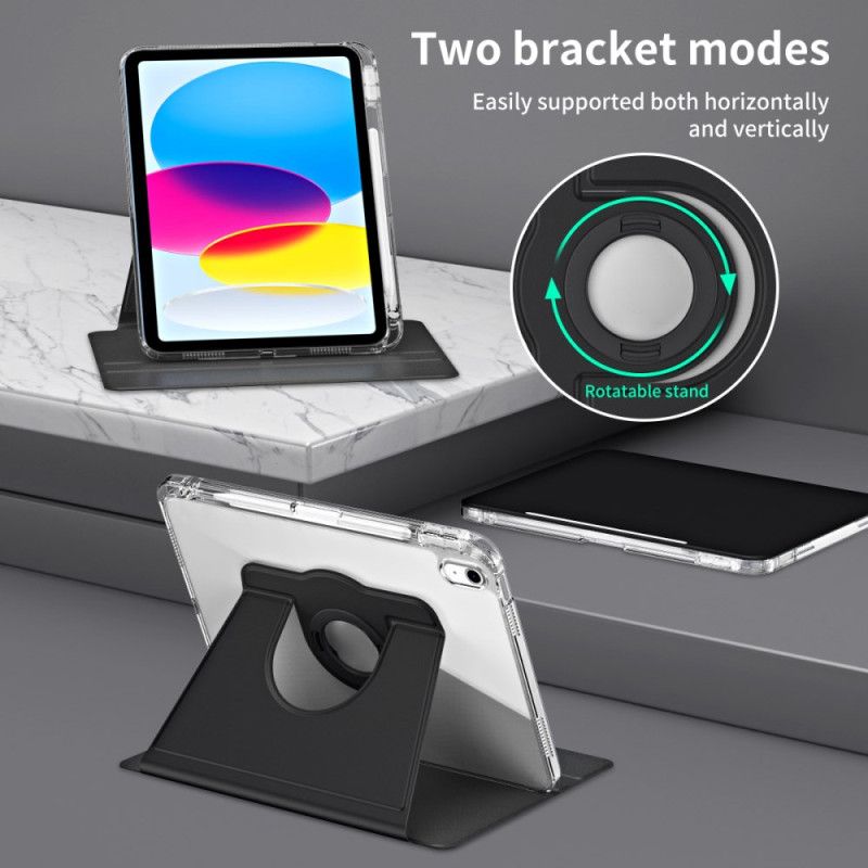 Cover iPad (2025) Hybride Met Draaibare Standaard